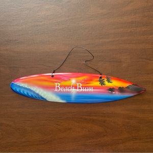 SOLD NWOT Beach Bum Huntington Beach Hanging Wall Decor 15" Surfboard